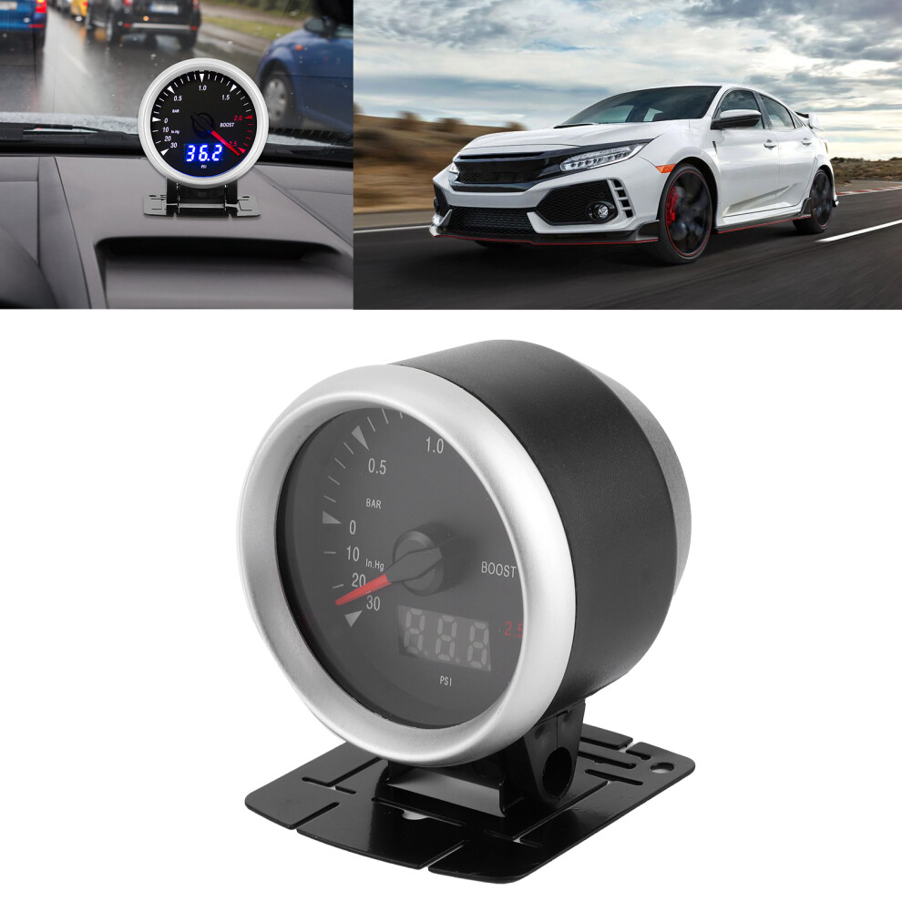 60Mm/2.5In 12V Universal Led Car Turbo Boost Gauge Â30Â2.5 Bar Led Indicator Control 9351324689114
