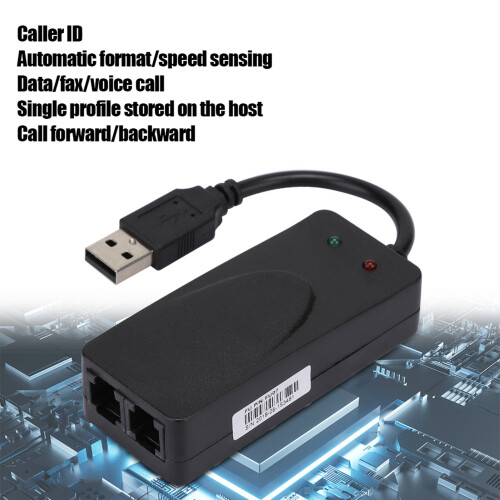 Fax Modem Dual Port USB2.0 56K External Modem Driver for Win 7/Win 8/Win 10/Win XP 2