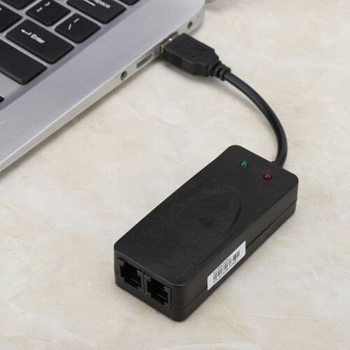 Fax Modem Dual Port USB2.0 56K External Modem Driver for Win 7/Win 8/Win 10/Win XP
