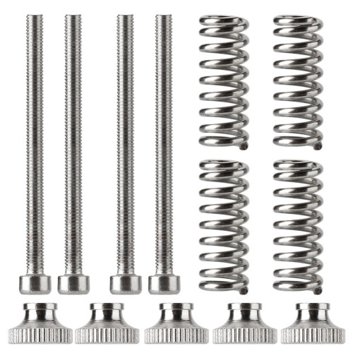 5pcs/Set M3 Thread Screws Nuts Leveling Spring Knob Components Hex Stainless Steel 3D Printer 1