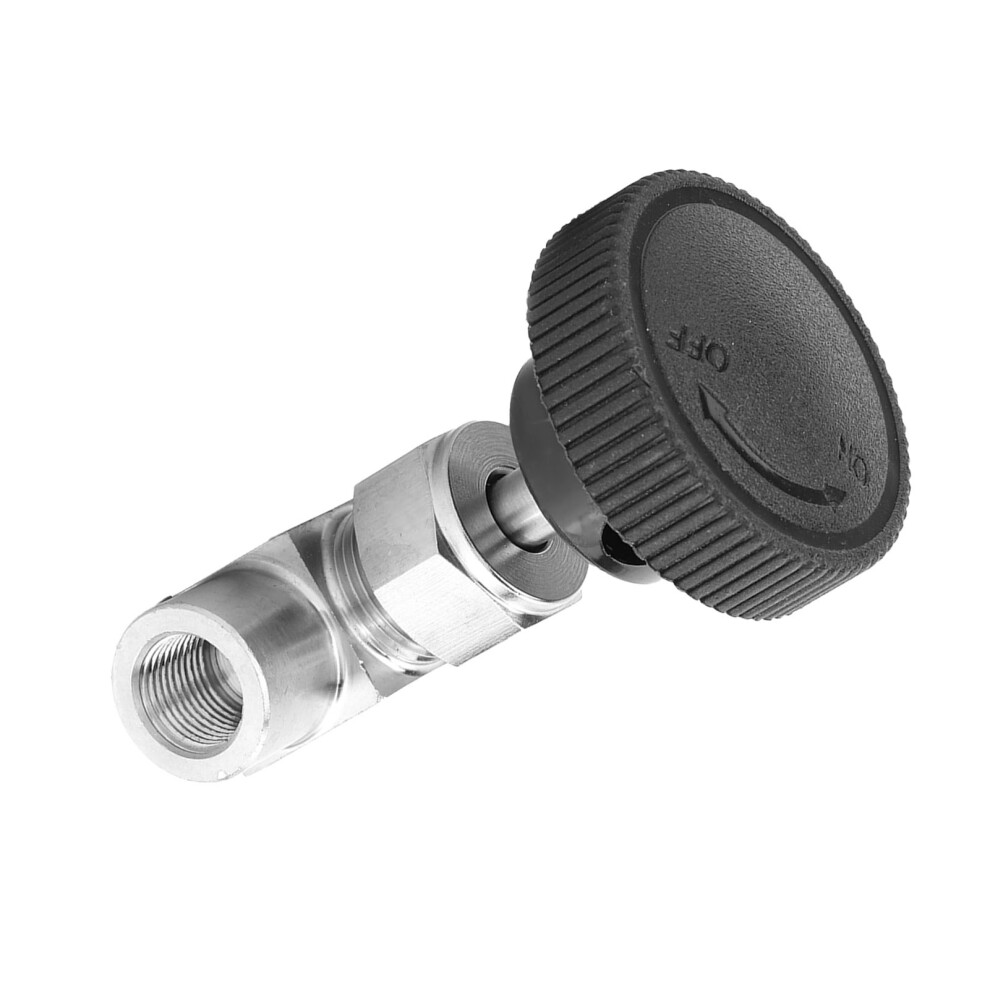Stainless Steel Bspp Female Thread Straight Needle Valve For Water Gas Oil Transmission(Type A) 4301324692404