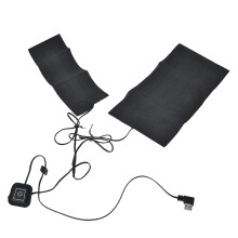 Beheizte Jacke Heizkissen 5V 2A USB Tragbar Einstellbare Temperatur 2-in-1-Set