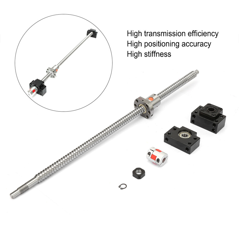 500mm Ball Screw +Nut  BK/BF12 Supporting Seat  6.35*10mm Coupling Set-image-OPC-PHWYW59-NEW