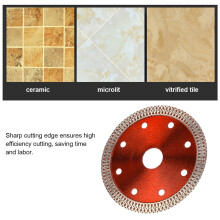 Diamond Saw Blade Circular Cutting Disc Wheel Ceramic Tile Cutting Tools (110mm)