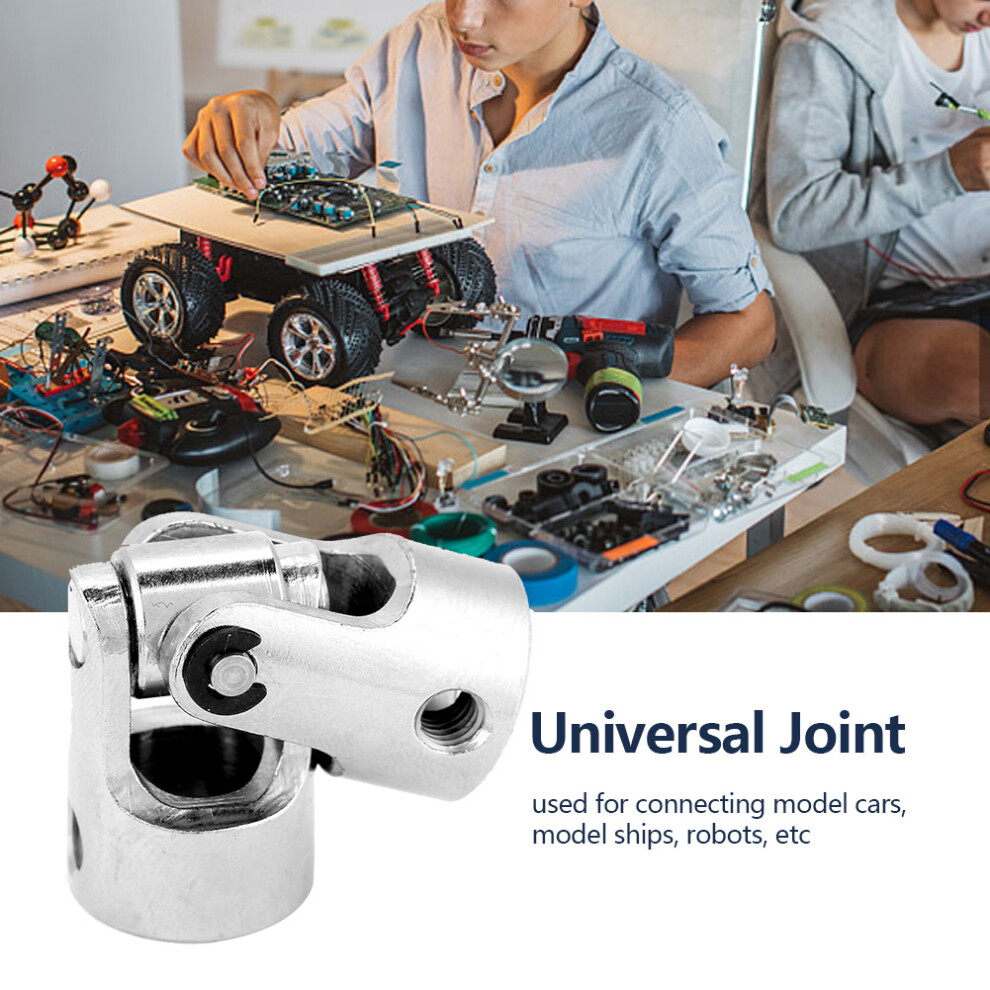2Pcs Shaft Coupling Motor Connector Diy Steering Length 35Mm Od 14Mm Universal Joint (8*8Mm) 9311324696369