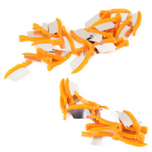40Pcs Dental Teeth Interproximal Plastic Wedges Dental Accessories (Orange M)