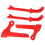 4Pcs Safety Plastic Woodworking Protective Hand Saw Push Sticks Tool For Carpentry(Red) 6