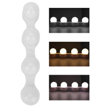 LED Vanity Mirror Light Adjustable Bathroom Cosmetic Mirror Illumination Fill Light Lamp BulbThree Color Light