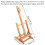 Small Wooden Adjustable Tabletop H frame Easel Studio Artist Display Stand Drawing Board 8