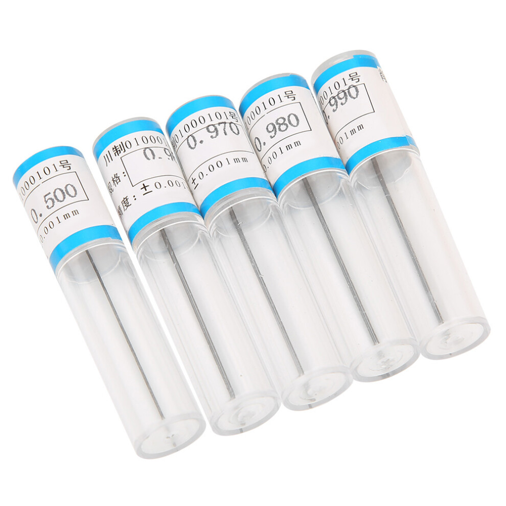 50Pcs 0.5-0.99Mm Plug Pin Gage Set 0.001Mm Tolerance Bearing Steel Precision Tool 9301324698685