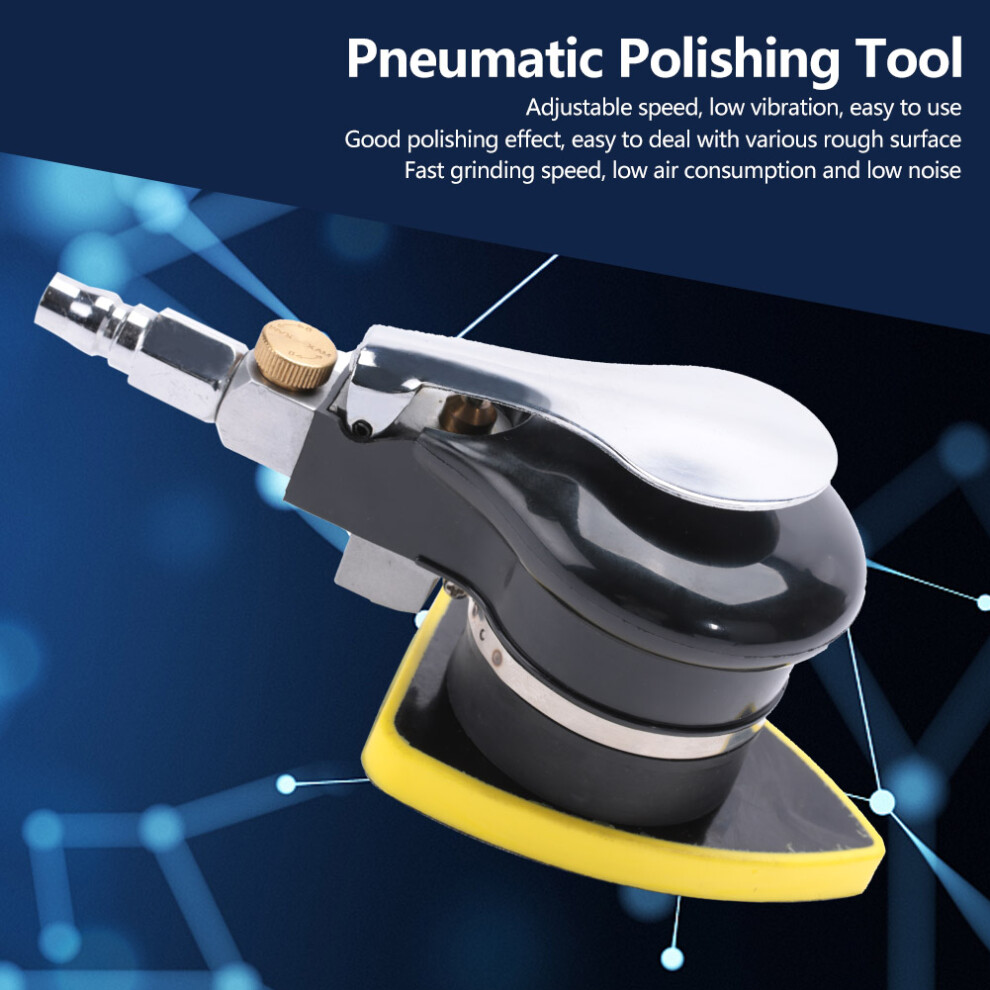 Handheld Air Sander Grinder Polisher Pneumatic Polishing Tool 12000Rpm (75*100Mm) 4181324698794