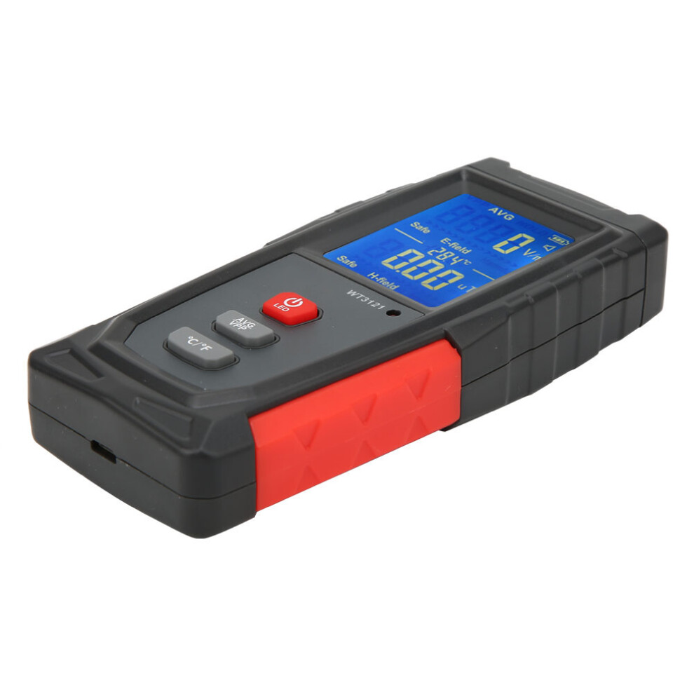 Household Phone Computer Electromagnetic Field Radiation Detector Lcd Mini Emf Tester Meter 9481324699889