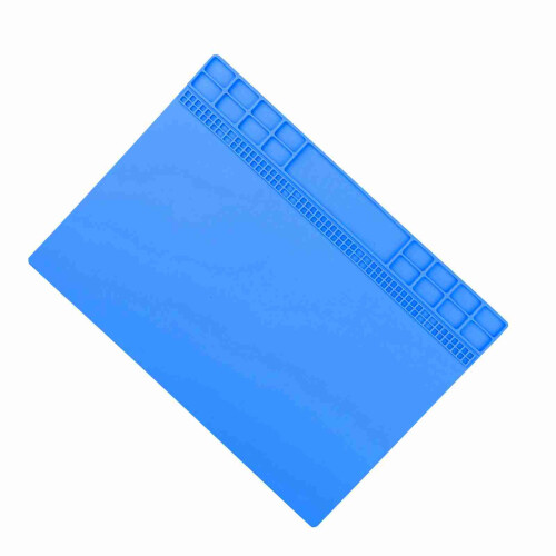Heat Resistant Phone Computer Maintenance Platform Heat Insulation Pad Mat Dark Blue
