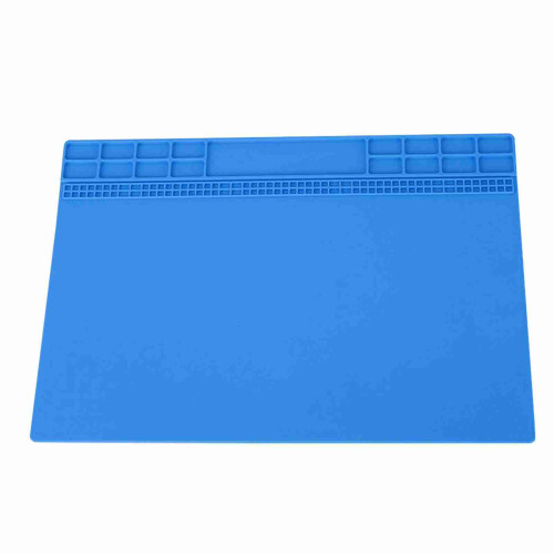 Heat Resistant Phone Computer Maintenance Platform Heat Insulation Pad Mat Dark Blue 2