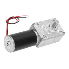 Speed Reduce Electric Gearbox Motor Reversible Worm Gear Motor 8mm Shaft 12V(12V,200RPM)