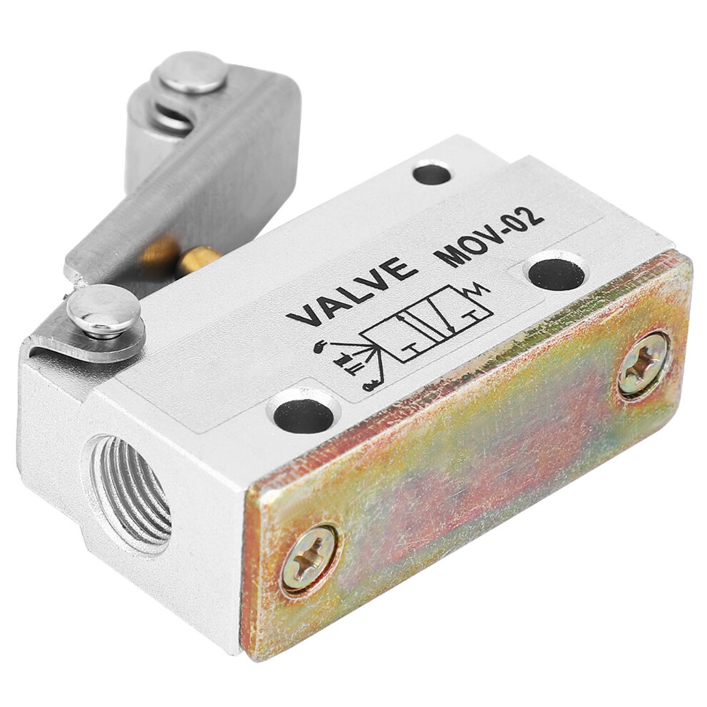 Mov-02 G1/8 Thread Roller Lever Air Pneumatic Mechanical Valve 0-0.8Mpa 5011324701790