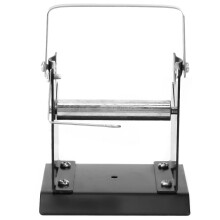 Lötspulenständer mit Lötzinnspender, verstellbarer Rollenhalter, robuste Metallkonstruktion, einfache Montage und Demontage, leichtgängiger