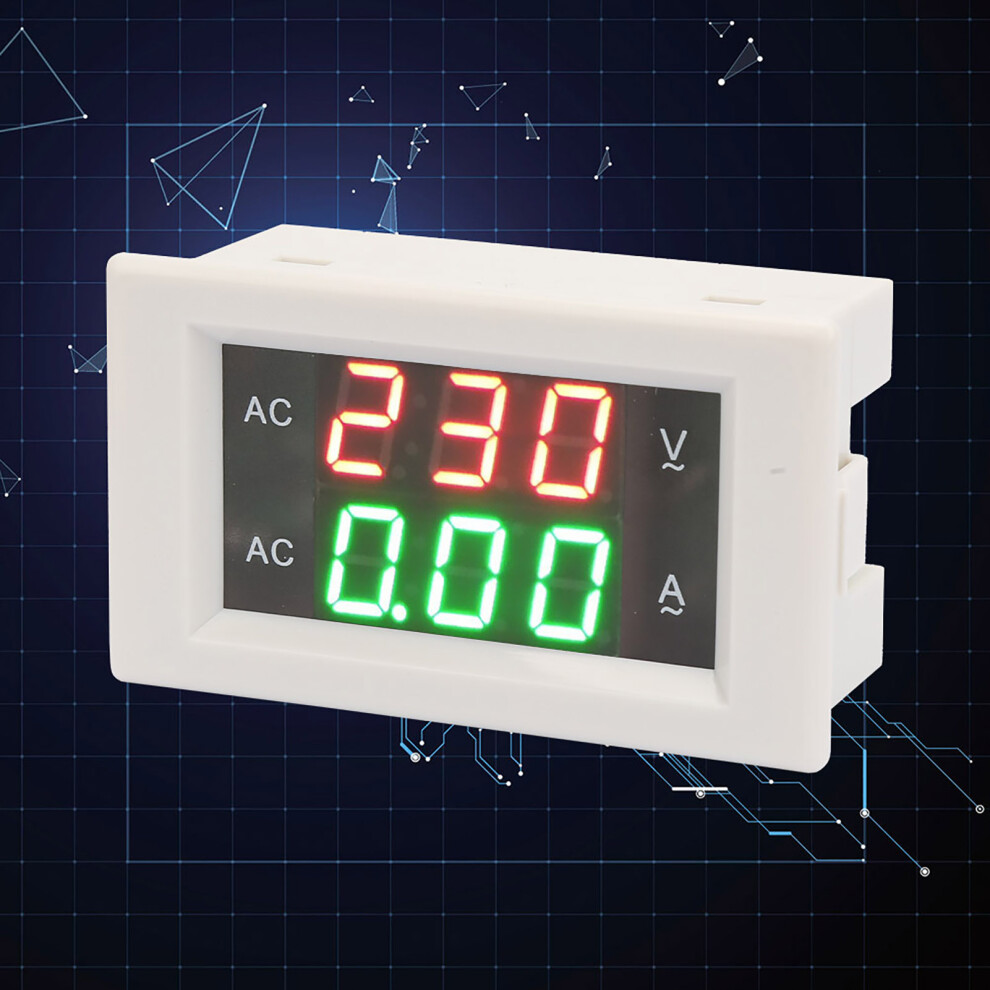 White Yb4835va High Accuracy Sine Wave Current Digital Display Dual Meter Amperemeter Voltmeter 5081324703209