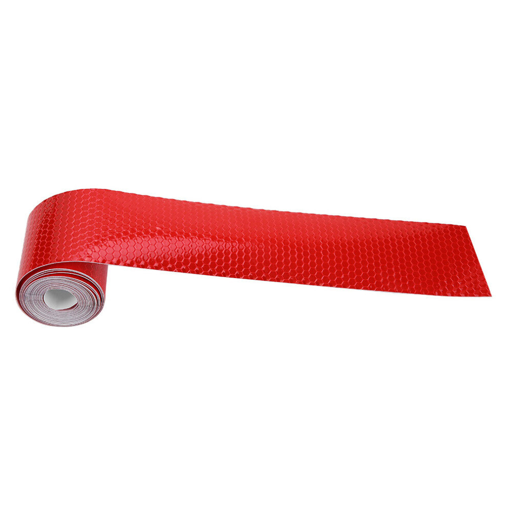 5Cmx3m Safety Adhesive Reflective Tape Roll Sticker For Trailers Cars Bikes Red 3381324701543