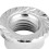 10PCS Fine Thread Hex Hexagonal Nut Flange Nuts Fastener with Pad 6
