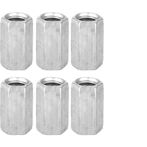 10pcs M8 Long Rod Nut Hex Hexagonal Sleeve Nut Standoff Threaded Fasteners (M8*20) 2