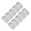 10pcs M8 Long Rod Nut Hex Hexagonal Sleeve Nut Standoff Threaded Fasteners (M8*20) 8