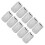 10pcs M8 Long Rod Nut Hex Hexagonal Sleeve Nut Standoff Threaded Fasteners (M8*20) 12