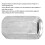 10pcs M8 Long Rod Nut Hex Hexagonal Sleeve Nut Standoff Threaded Fasteners (M8*20) 10
