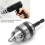 Leichtes Schraubenschlüssel-Bohrfutter 0.6-6.5mm3/8-24UNF Chrom 7