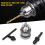 Leichtes Schraubenschlüssel-Bohrfutter 0.6-6.5mm3/8-24UNF Chrom 4
