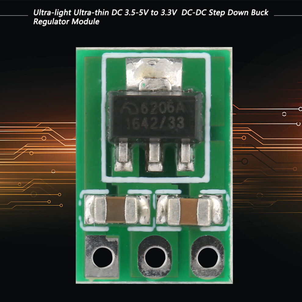 Ultra Light Ultra Thin Dc 3.5-5V To 3.3V Dc-Dc Step Down Buck Regulator Module 4971324706281