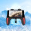 Mobile Phone Game Controller with Dual Cooling Fans Heat Dissipation Gamepad Power Handle 5