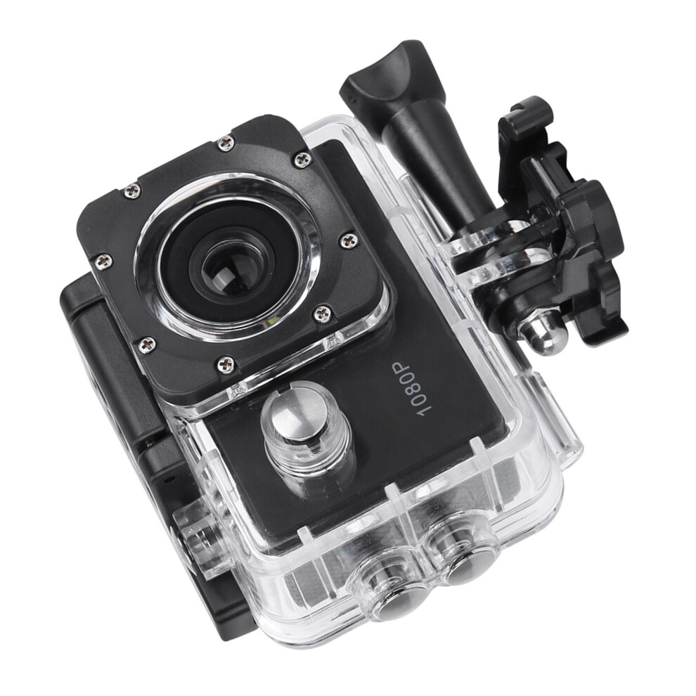 1080P Hd 2Inch Lcd Screen Sports 30M Waterproof Action Camera Set With Battery 4621324707466