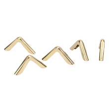 50Pcs Metal Corner Protector Iron Retro DIY Photo Album Book Edge Cover 2.2mmBrass Color 2.2mm