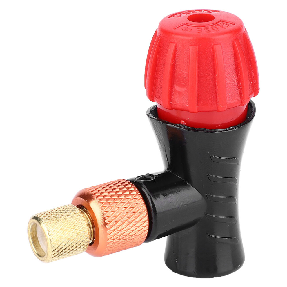 1 pcs Aluminum Alloy CO2 Bike Inflator Valve Head Bicycle Tire Pump for Road and Mountain Bikes
