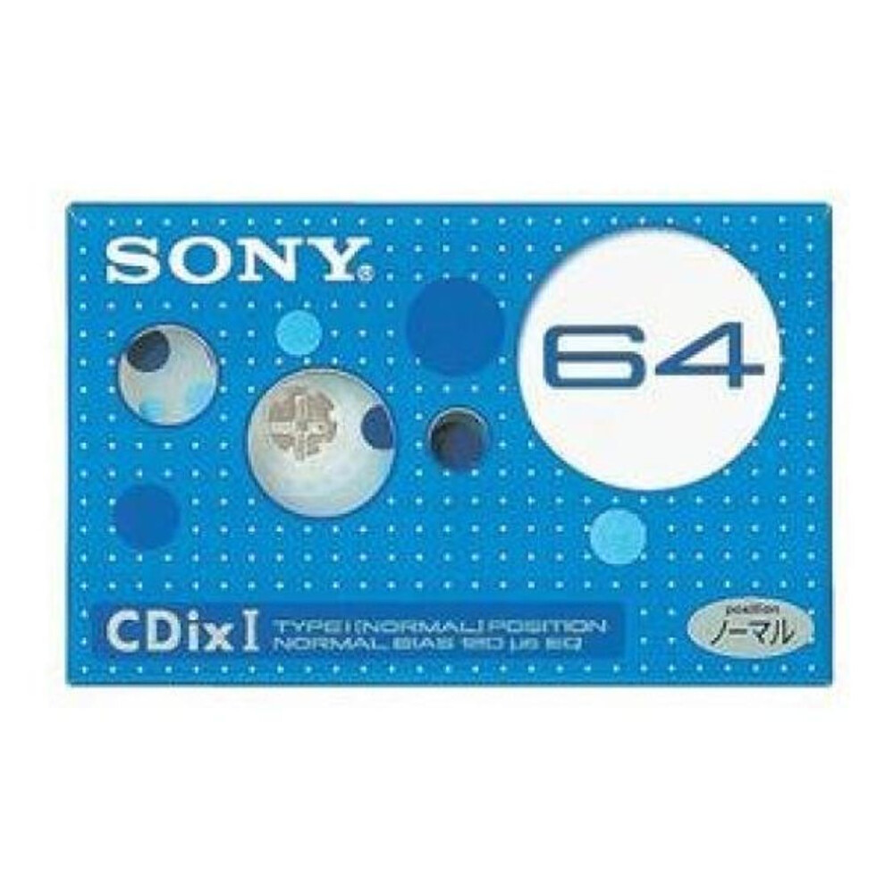 Sony Audio Cassette 64 Minutes Normal Position C64cdx1l