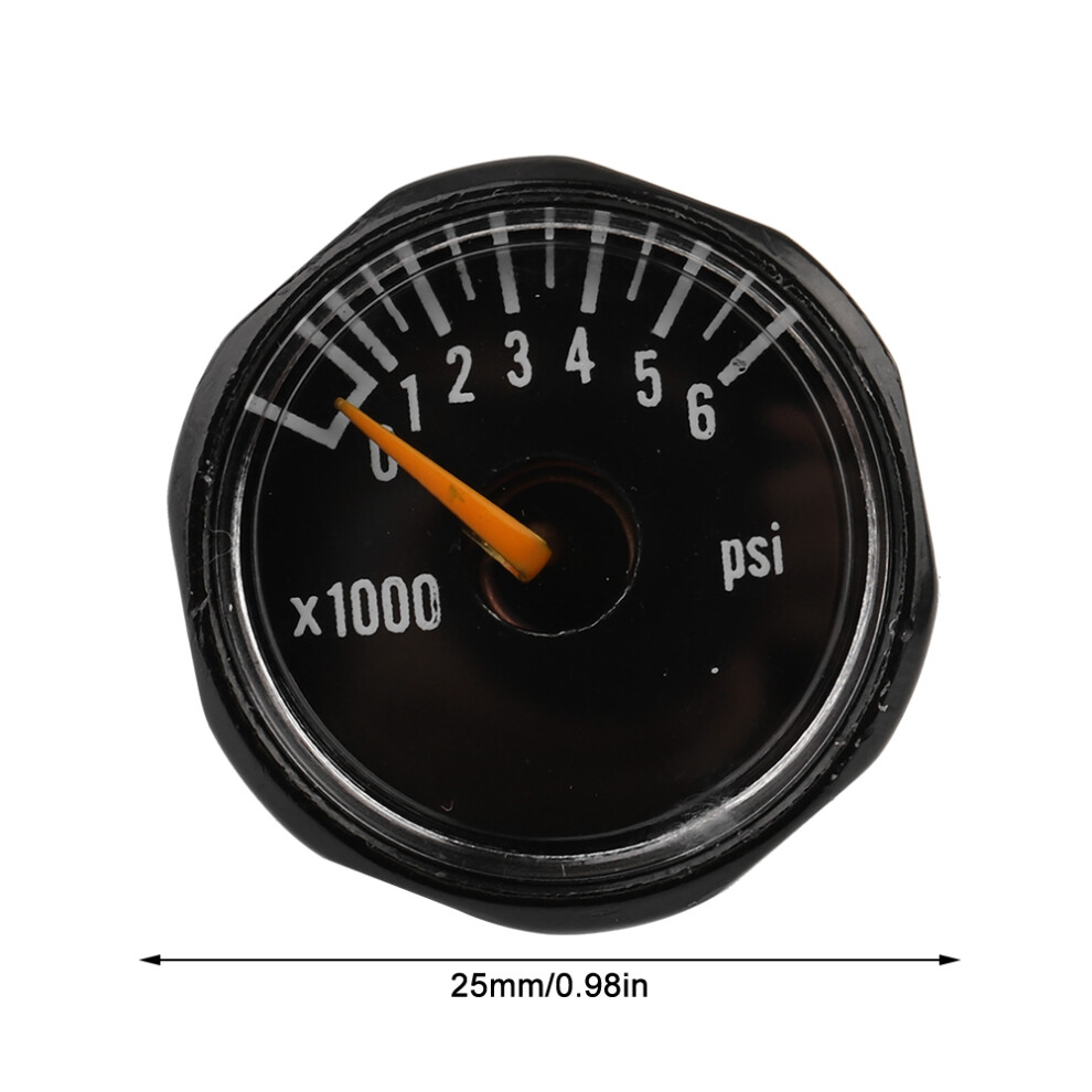 1/8Npt Precision Valve Mini Pressure Gauge Carbon Dioxide Micro Manometer(6000Psi) 5051324712709