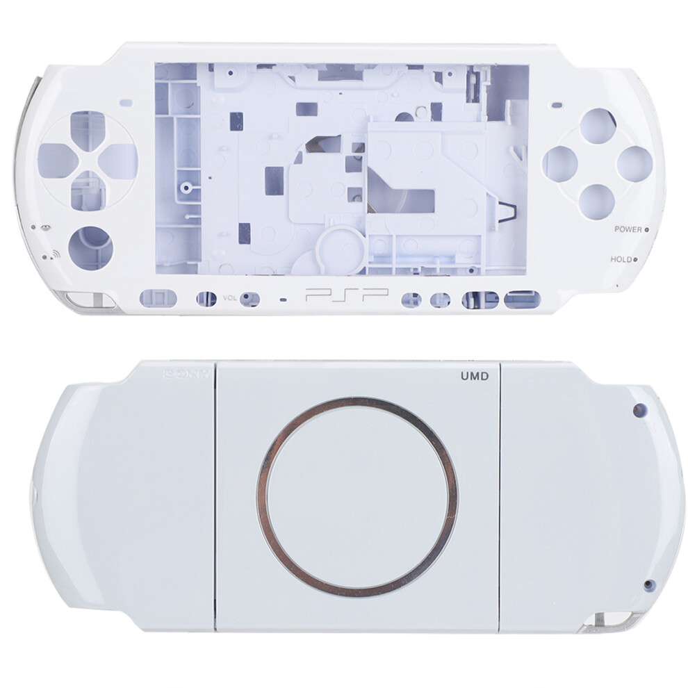 For PSP3000 Game Console Case Full Housing Shell With Screwdriver Wearable Compact(White)-image-OPC-PHWZ2BZ-NEW