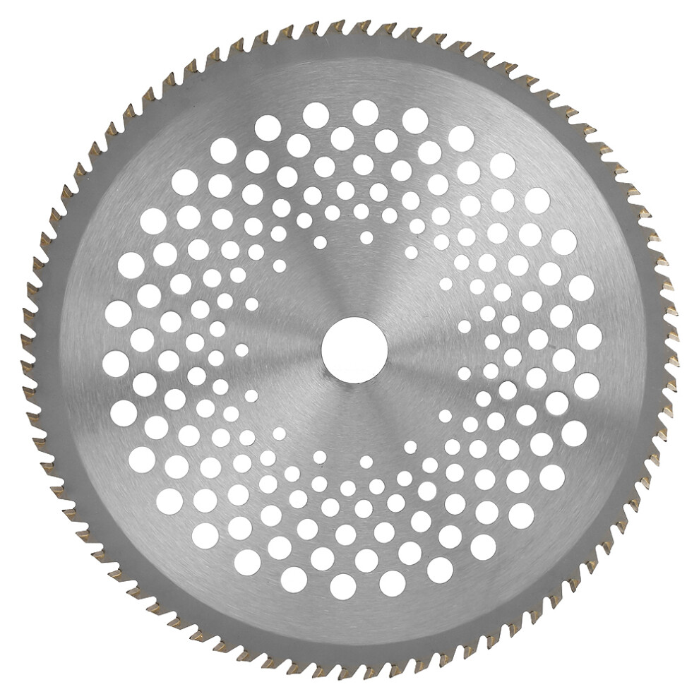 10" Professional Steel Tooth Saw Blade Cutting Disc Wheel Grass Trimmer Cutter (80T) 4371324712969
