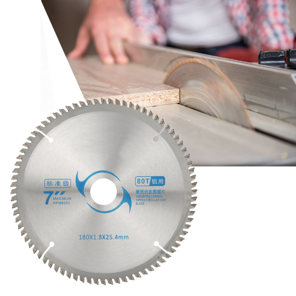 7Inches Saw Cutting Blade Circular Cutting Discs Hard Alloy Wood Cutter 80 Teeth 9311324712977