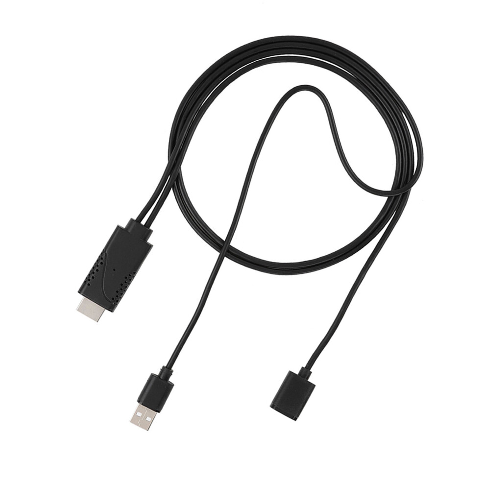 2 In 1 1080P Usb Female To Hdmi Male Hdtv Adapter Cable Cord For Iphone Android 4051324713332