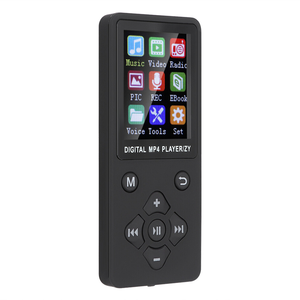 T1 Music Mp3 Mp4 Player Bluetooth Support 32G Memory Card Crossshaped Buttons Black 6901324714168