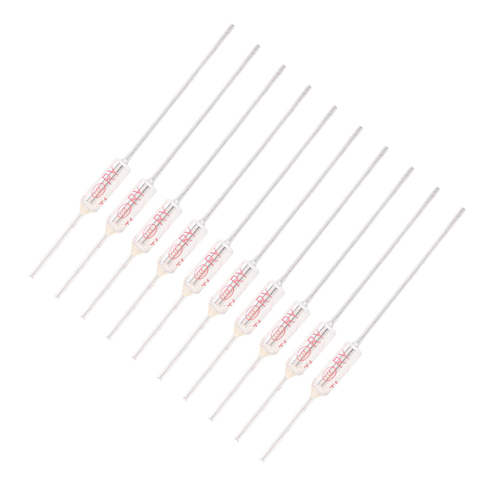 10Pcs Metal Shell Thermal Fuse Cutoff 250Vac 10A Temperature Fuse Tf 72-250105 3341324714943