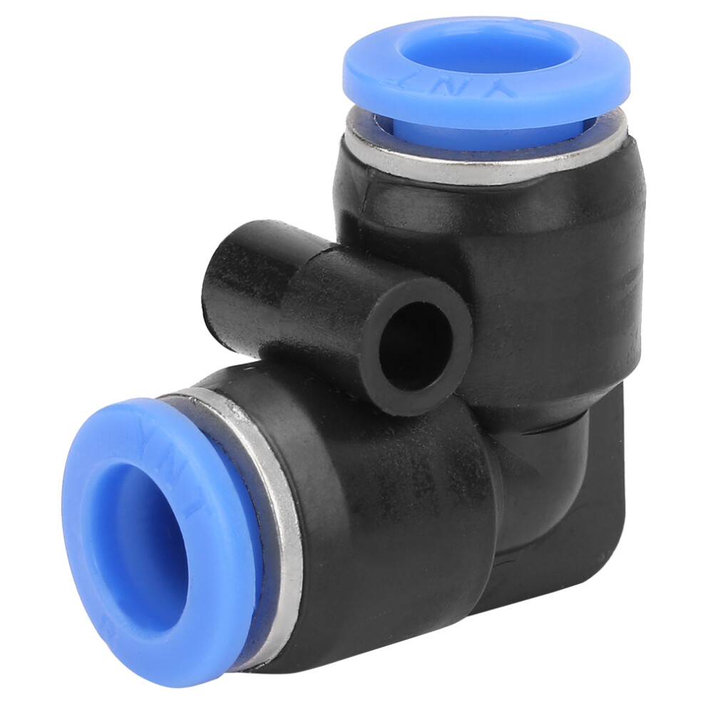 10Pcs Plastic Equal Elbow Quick Connect Pneumatic Air Hose Tube Push Fitting Pv-8 (8Mm) 3721324715469