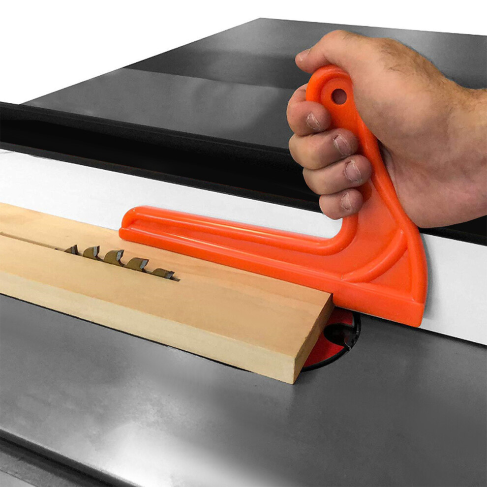 4Pcs Safety Plastic Woodworking Protective Hand Saw Push Sticks Tool For Carpentry(Orange) 6901324715820