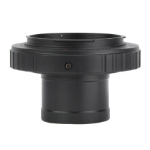 T2-EOS Aluminium 1,25 Zoll Adapterring, Schwarz