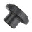 T2-EOS Aluminium 1,25 Zoll Adapterring, Schwarz 9