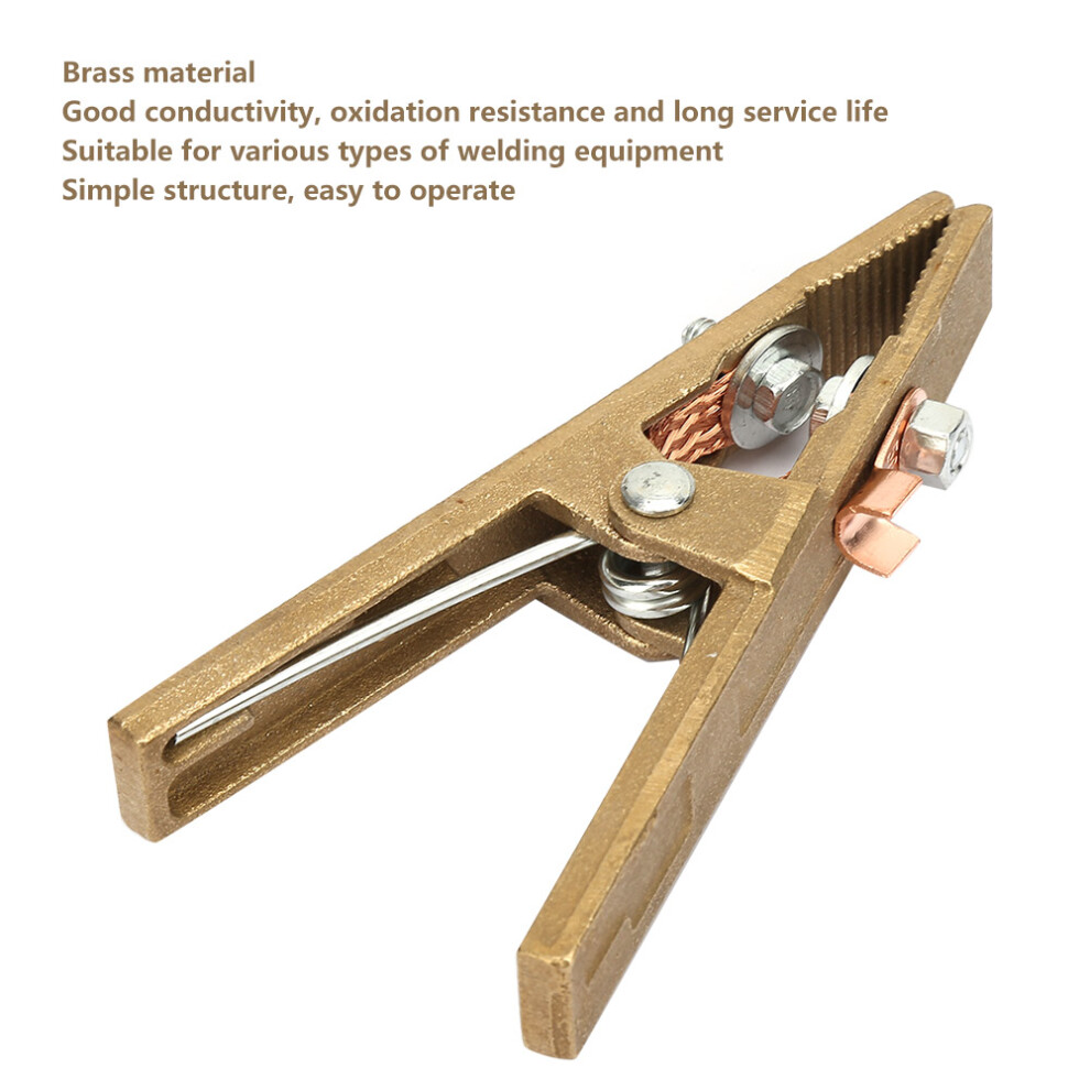 260/300/500A Brass Material A Shape Ground Welding Earth Clamp For Welding Machine(300A) 4671324716319