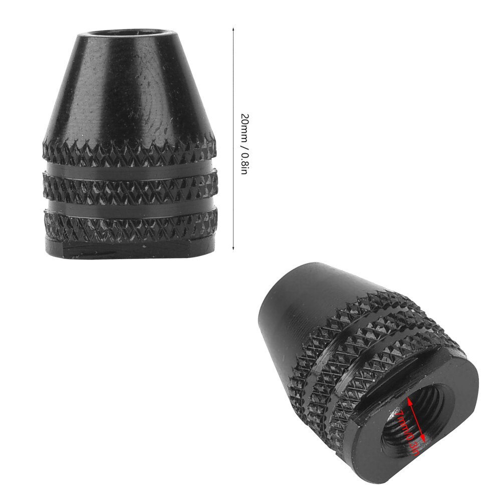 7Mm Three Jaw Chuck Collet Adapter Converter For Electric Screwdriver Drill (Short Tail) 8401324718503
