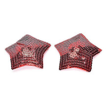(stile 24) 1 paio di copricapezzoli sexy con paillettes e nappe, adesivi per capezzoli a forma di cuore